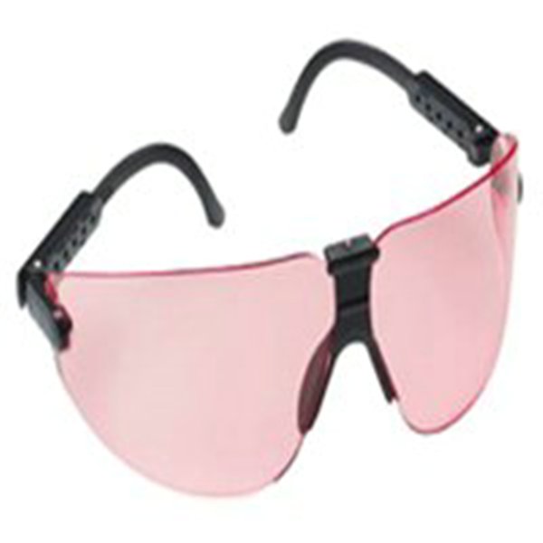 SAFETY GLASSES,LEXA MODEVERMILLION LENS,BLAC - Tinted Lens